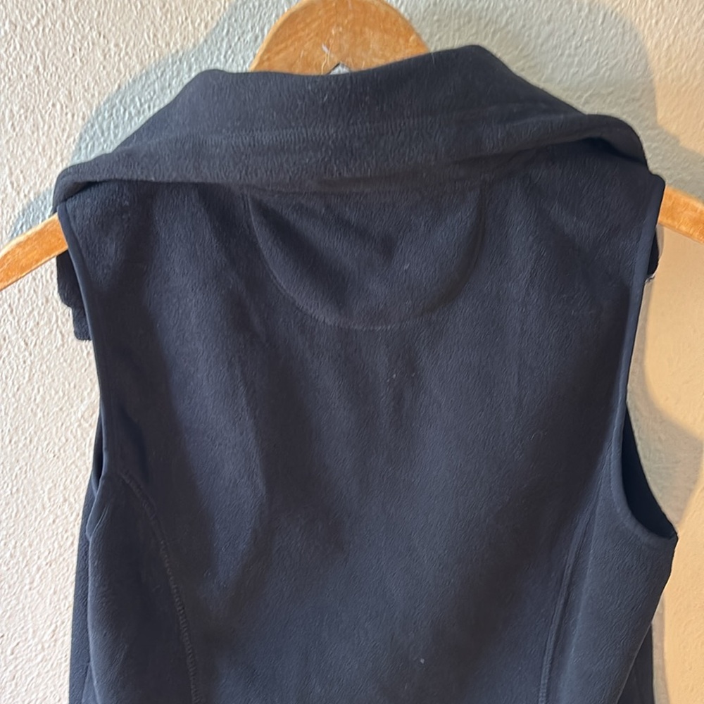 Calvin Klein Performance Vest Small Black Fleece Zip-Up Sleeveless Pockets - Picture 6 of 8
